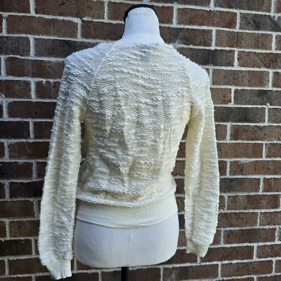 Forever 21 White Floral Textured Cardigan - Picture 3 of 8